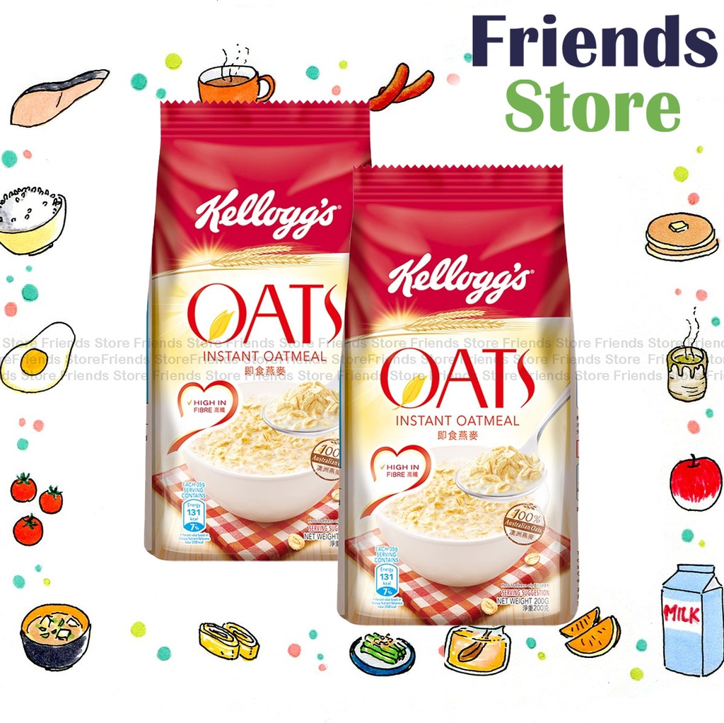 [400126C] Kellogg's - 袋裝 ข้าวโอ๊ตสำเร็จรูป (200g X 2)