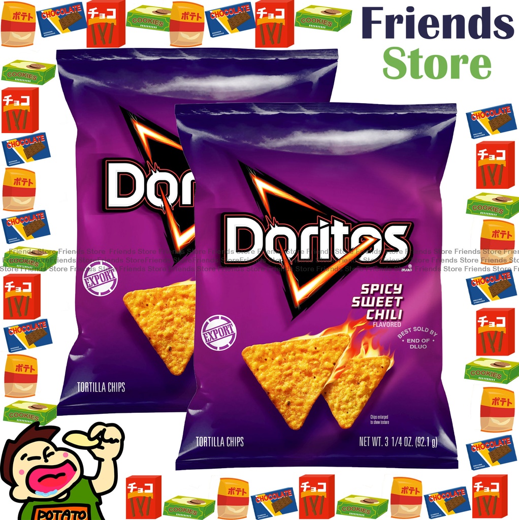Doritos - Spicy Sweet Chili Flavored Tortilla Chips (92.1g X 2)