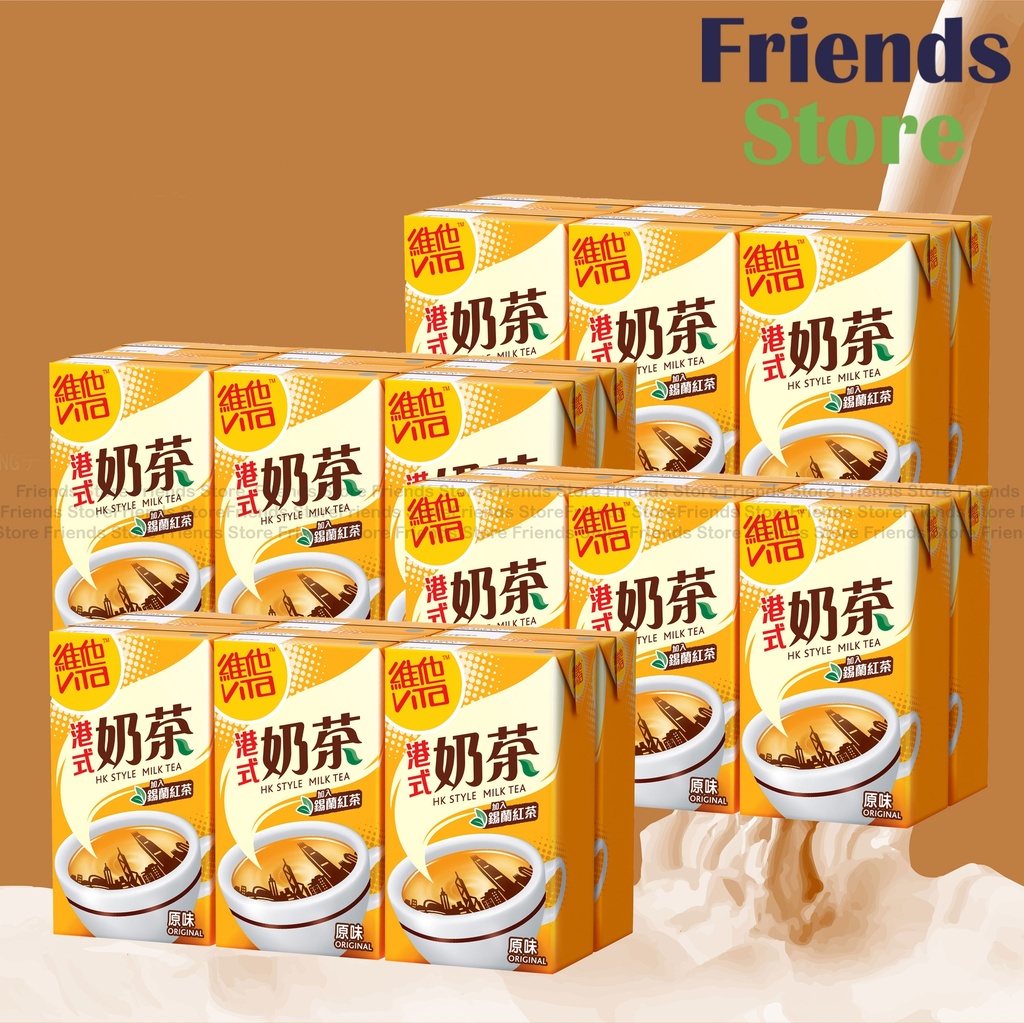 Vita - 【オリジナルボックス】紙包装 - 香港スタイルミルクティー（250ml×6×4）