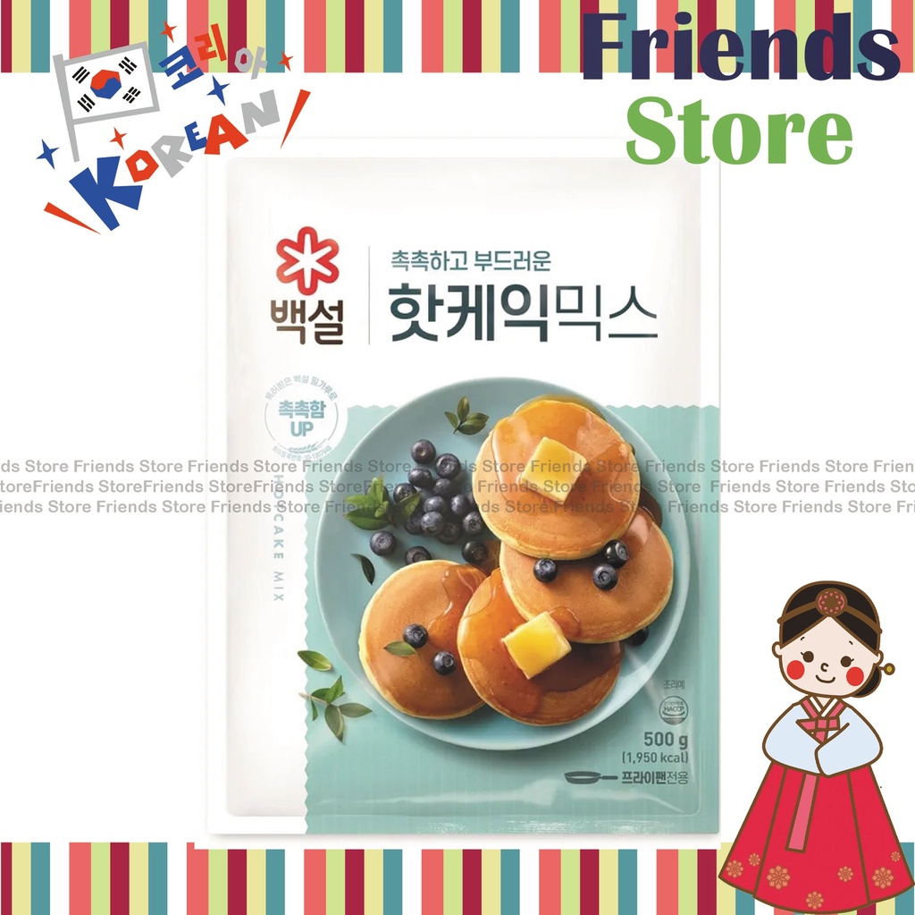 CJ - Korean Hotcake Mixed Powder (500g X 1) (Pallaral Imported)