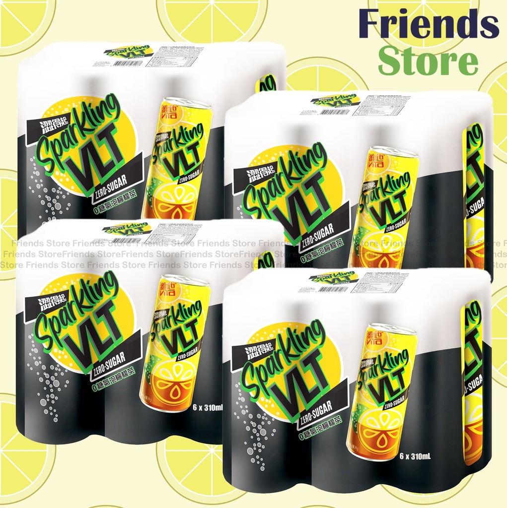 Vita - [Full Case] Sparkling Lemon Tea Zero Sugar (零糖) (310ml X 6 X 4)