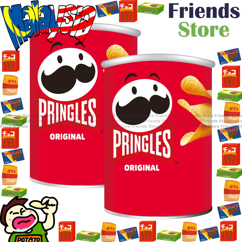 PRINGLES - Chips (Original Flavour 紅色小罐裝) 48g X 2 (Dealer's Goods of HK)