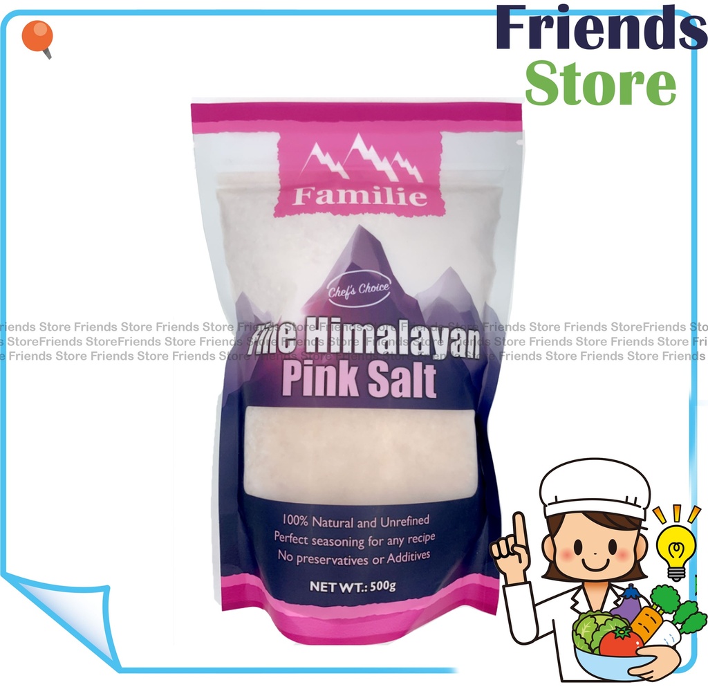 Familie - 喜馬拉雅山粉紅幼鹽 (500克 X 1) (平行進口/ 包裝隨機發放)