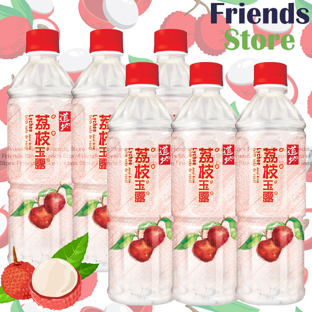 [400269_6] Tao Ti - 支裝 Lychee Juice Drink (with Nata de coco) (500ml X 6) 荔枝玉露