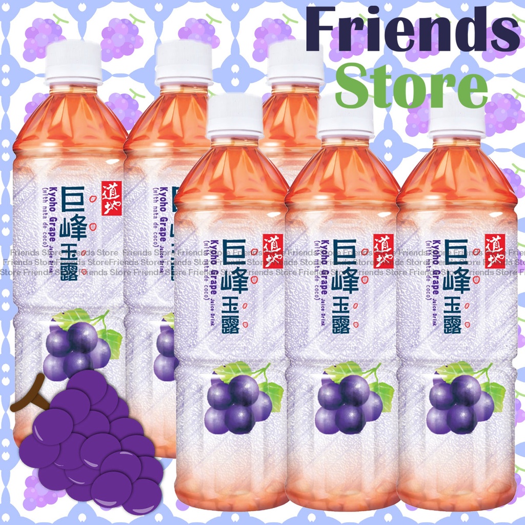 [400270_6] Tao Ti - 支裝 น้ำองุ่นเคียวโฮ (พร้อมวุ้นมะพร้าว) (500ml X 6) 巨峰玉露