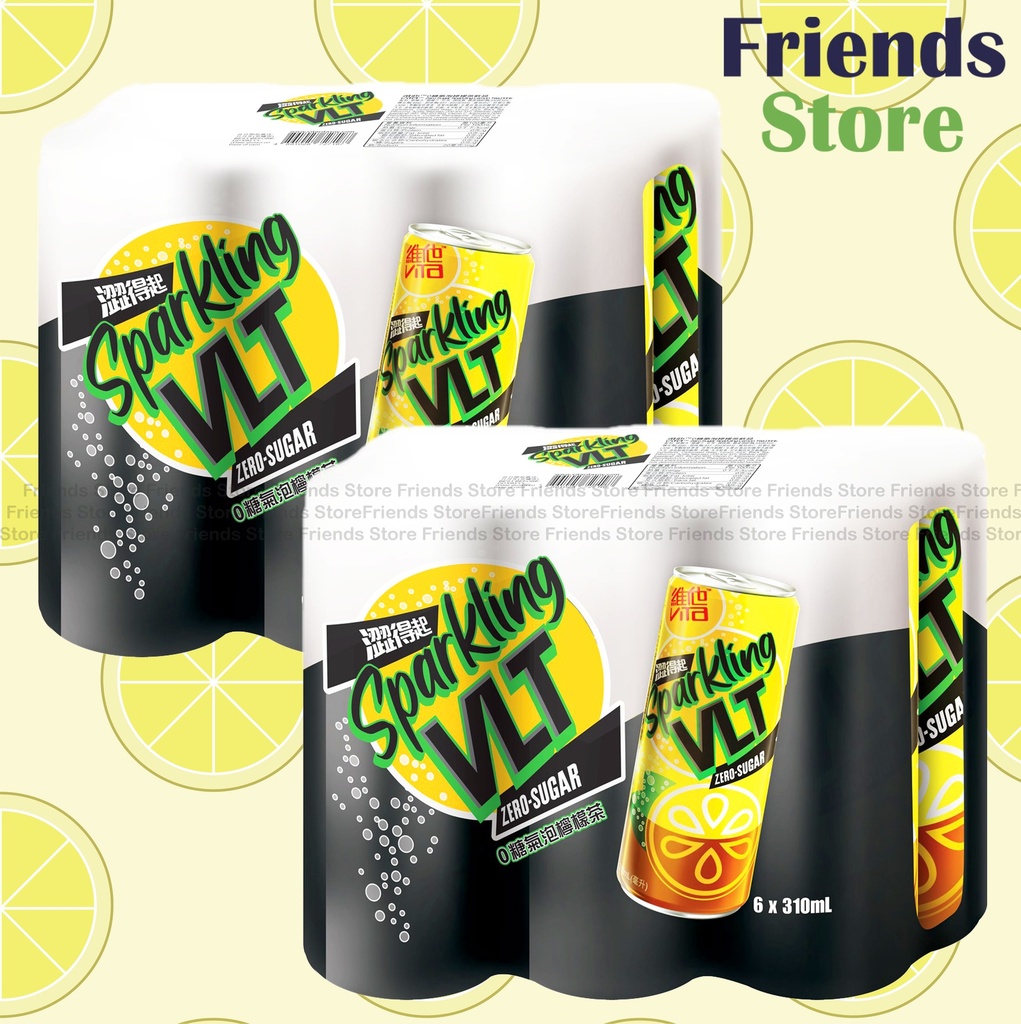 Vita - Sparkling Lemon Tea Zero Sugar (零糖) (310ml X 6 X 2)