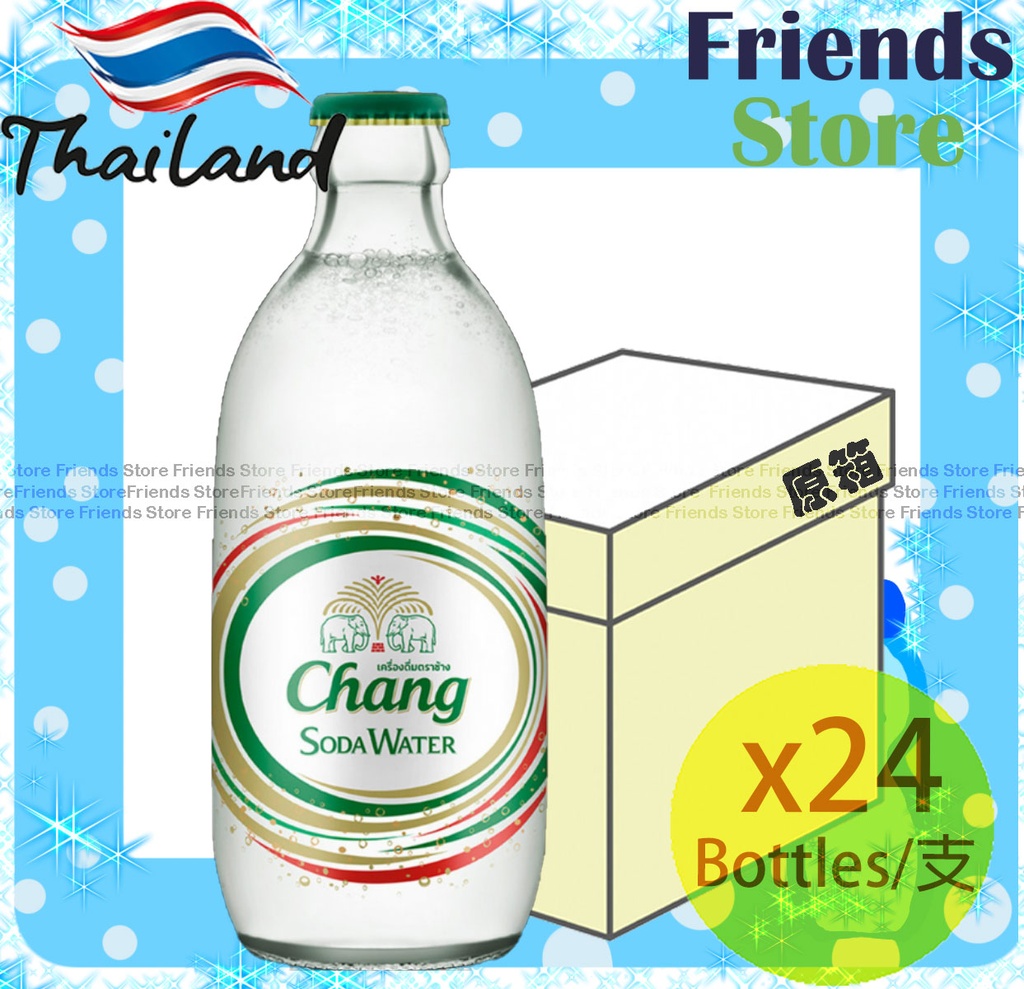 [4000146] Chang - [ยกกล่อง] น้ำโซดา (325 มล. x 24 ขวด)