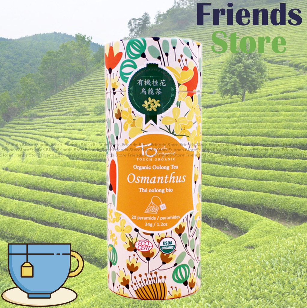 Touch Organic - 有機桂花烏龍茶三角茶包 (附有吊牌)  (1.7克 X 20小包)