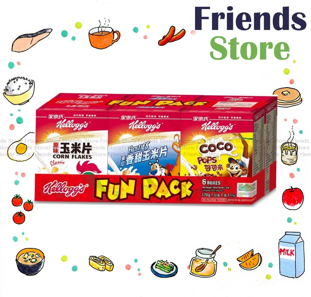 [400126D] 家樂氏 - Fun Pack 雜錦味 玉米片 (170克)