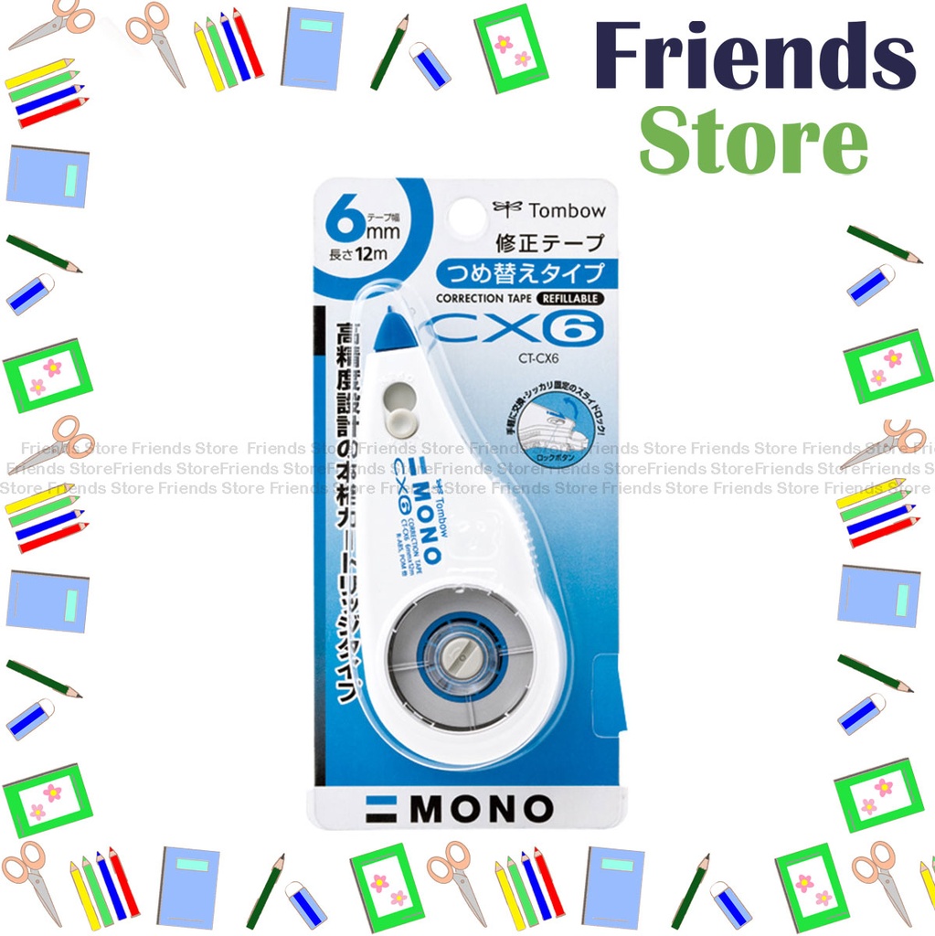 [19007_1] Tombow - เทปแก้ไขสายตา CT-CX6 ขนาด 6 มม. x 12 ม.