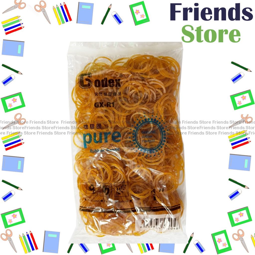 [15008A] Godex - Bagged Rubber Band (Diameter 1"/approx. 160g per bag) GX-R1