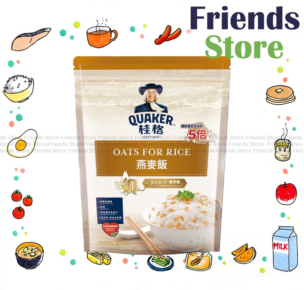[40007729D] クエーカー - オートミールライス（600g x 1）パッケージはランダム配布