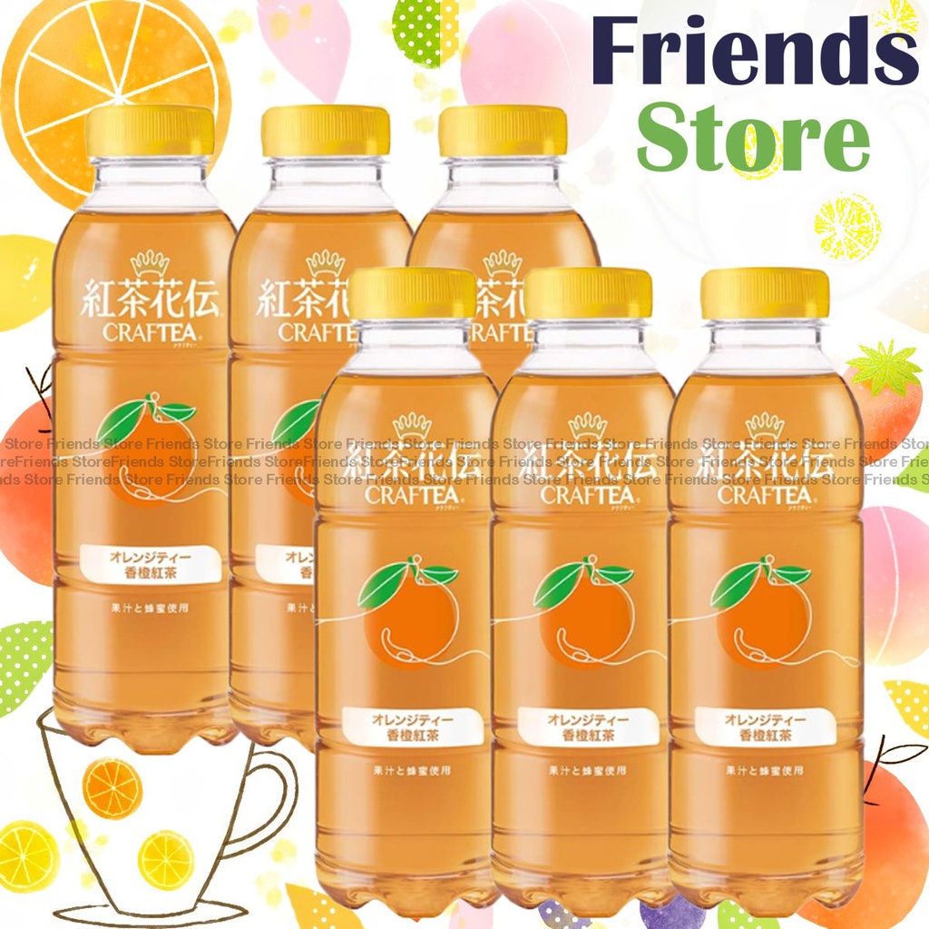 Craftea™ - Orange Black Tea Beverage (500ml X 6)
