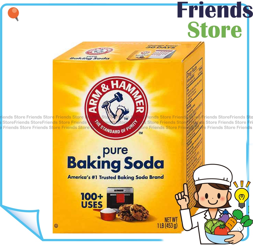 ARM & HAMMER - Pure Baking Soda (1Lbs/Box)