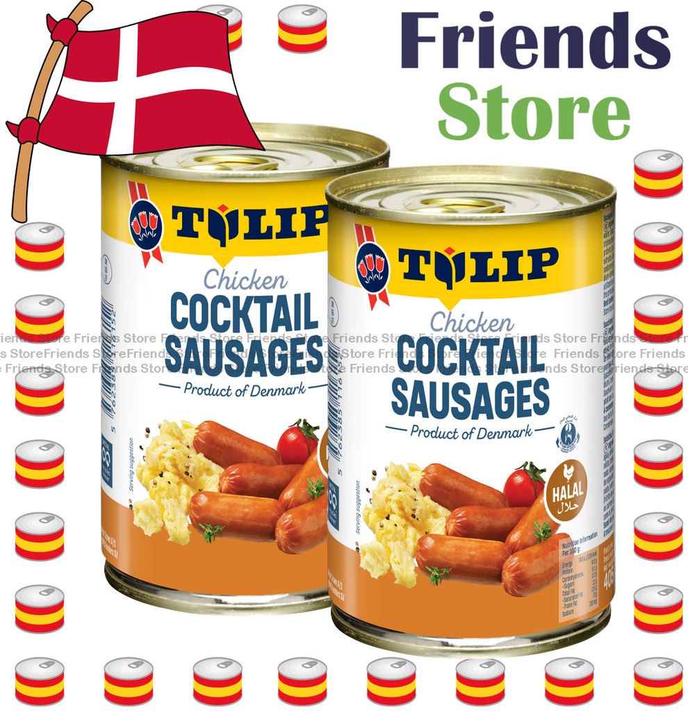 TULIP - ไส้กรอกค็อกเทลไก่ (250g X 2) 雞肉雞尾腸
