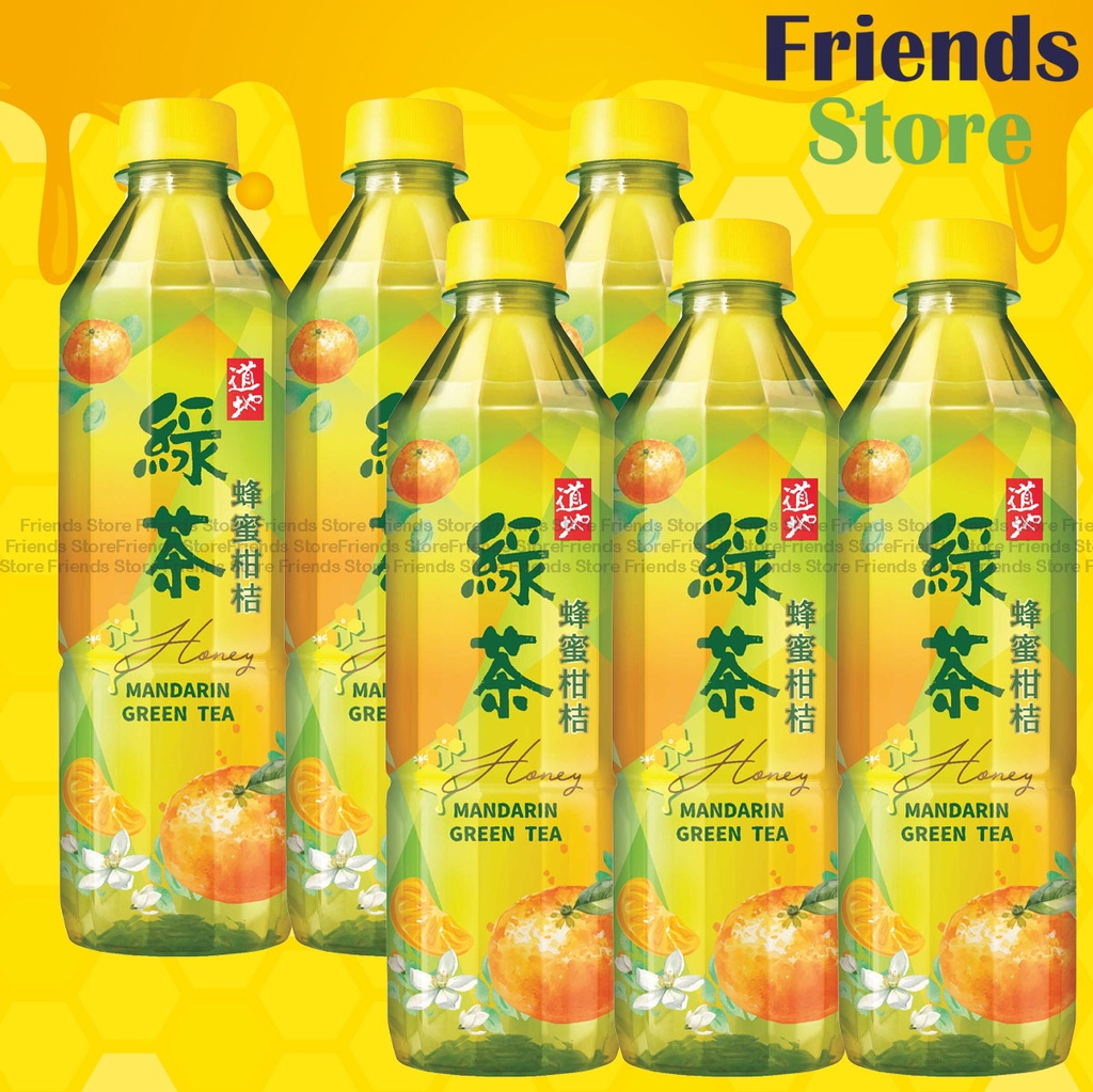 Tao Ti - 支裝 Mandarin Green Tea (With Honey) (500ml X 6) 蜂蜜<柑桔>綠茶
