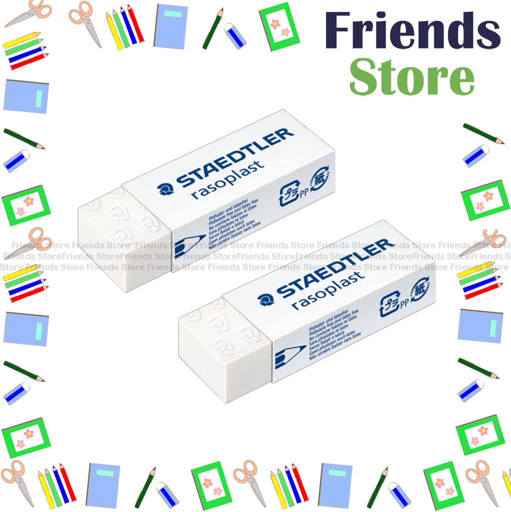 [STA13] Staedtler - Rasoplast White Eraser 526B30 X 2