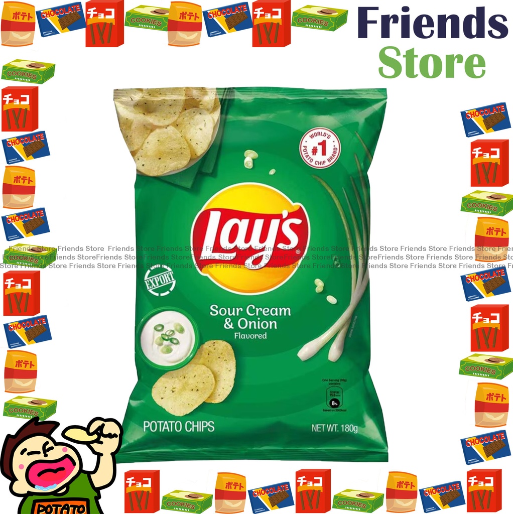 レイズ - （ファミリーパック）オニオンクリーム味ポテトチップス（180g×1）