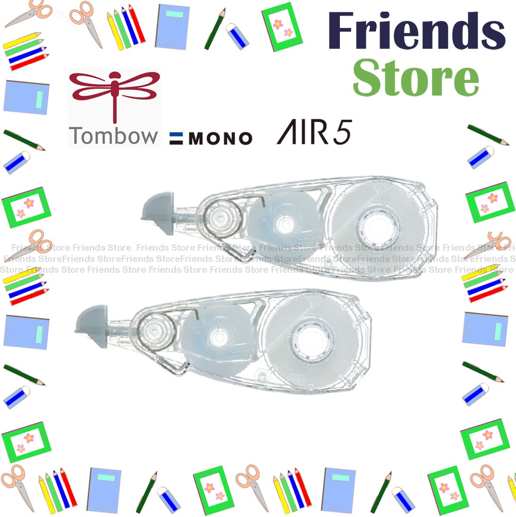 トンボ - モノエアータッチ AIR5 修正テープ 詰め替え用 CT-CAR5 (幅5mm×長さ10m)×2