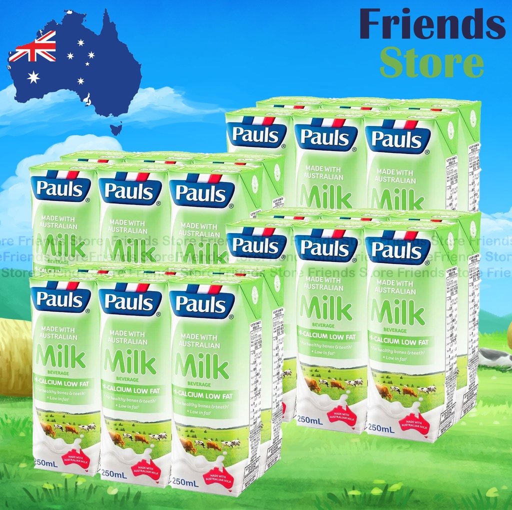 [4004421CF] 保利 - [原箱] <細盒裝> 高鈣低脂牛奶 飲品 (250毫升 X 6 X 4)