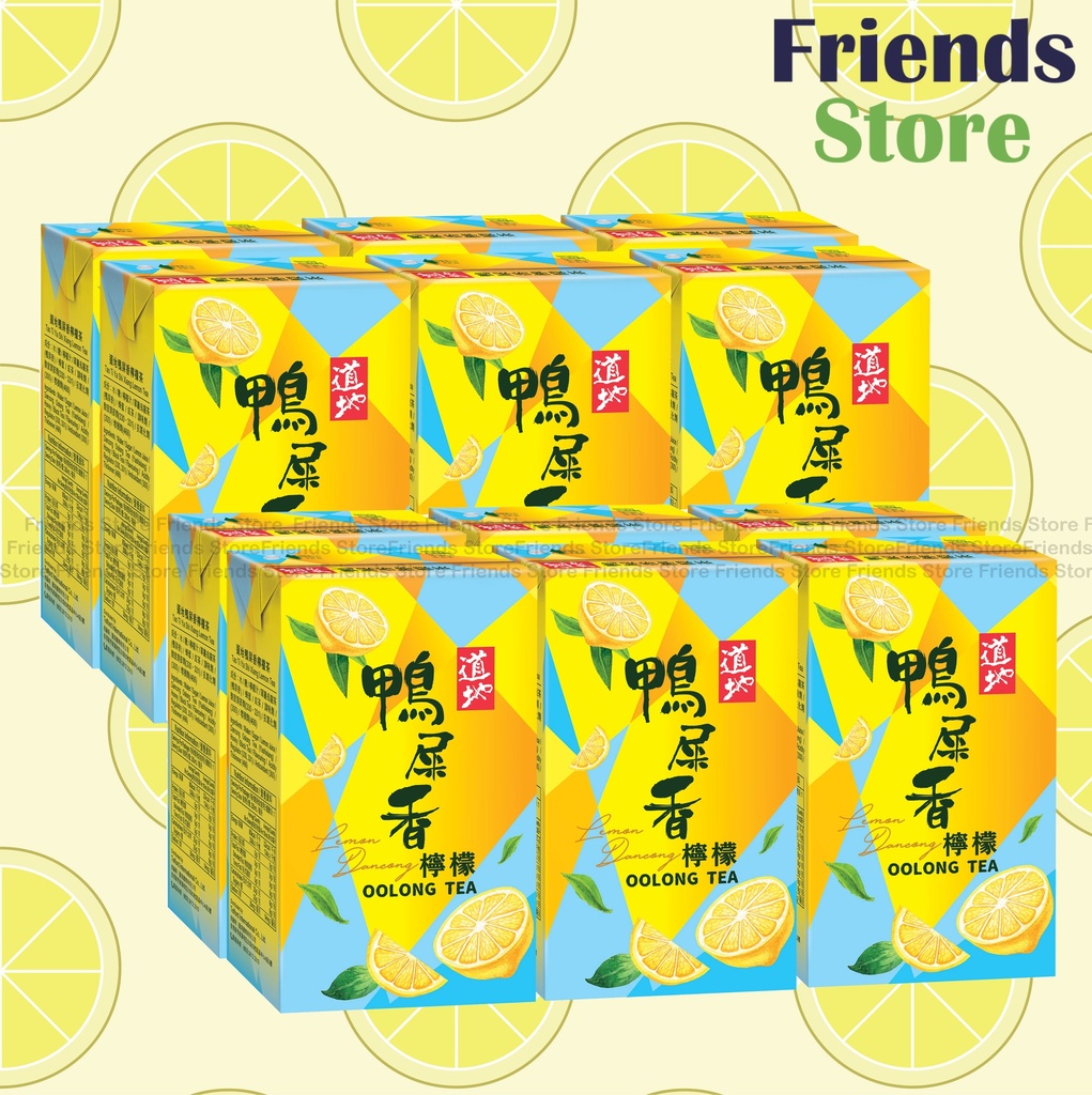 道地 - 紙包裝 鴨屎香檸檬茶 飲品  (250毫升 X 6 X 2)（新舊包裝隨機發貨）