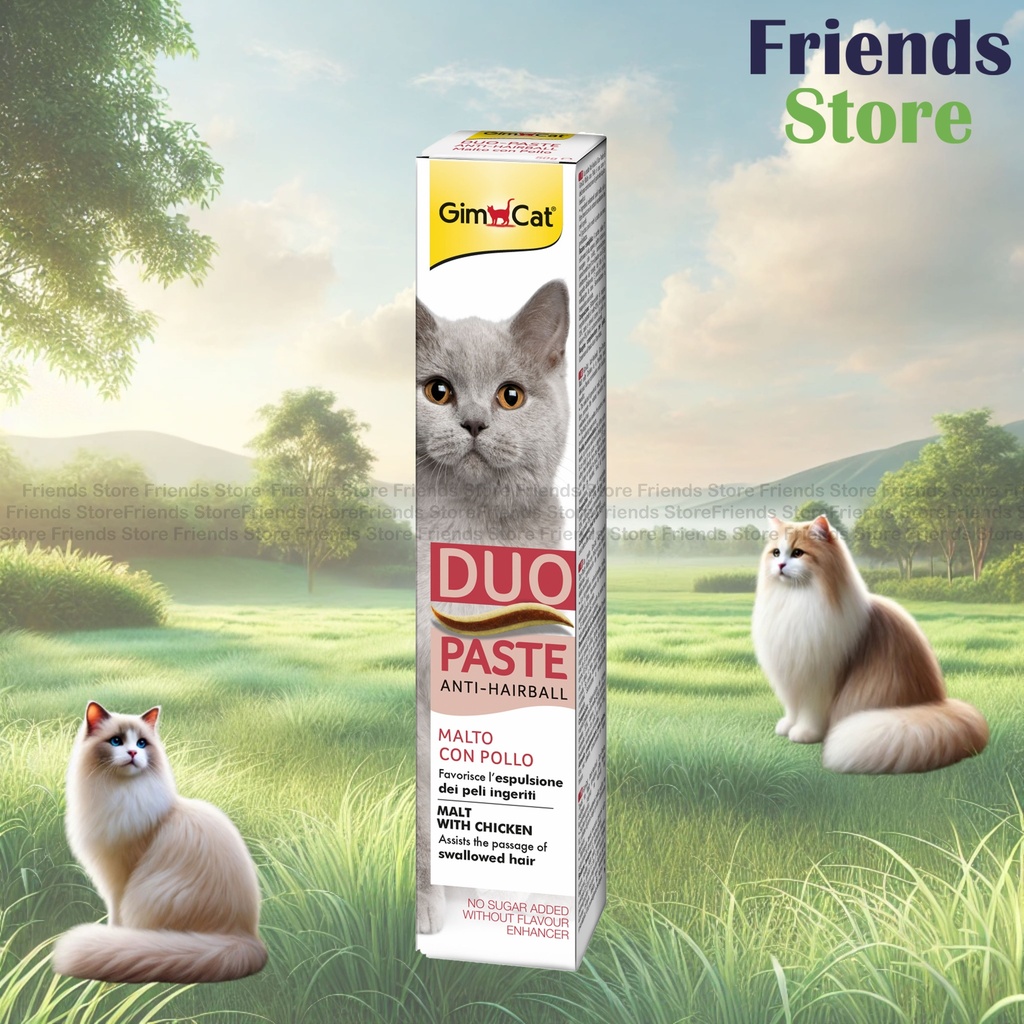 [GM427201] GimCat - Malt+Chicken Hair Ball Cream for Cats 50g [Best Before: Apr 2026]