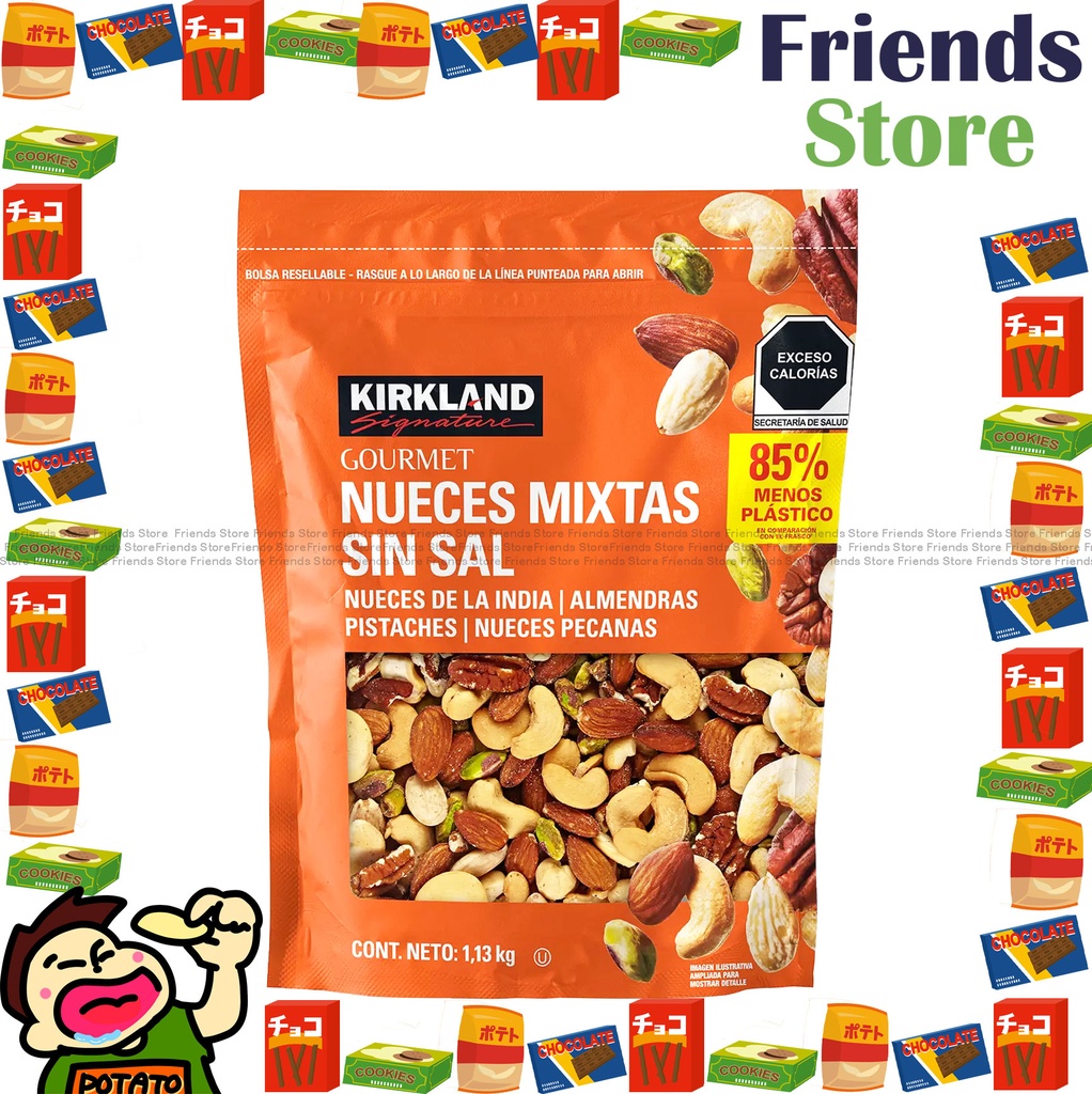 Kirkland Signature - Mixed Nuts (No Added Salt) (Bag of 1.13kg)