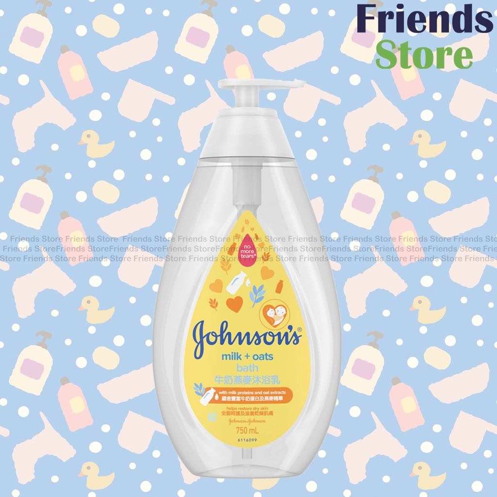 ジョンソンズ - ミルクオートミールボディウォッシュ 750ml