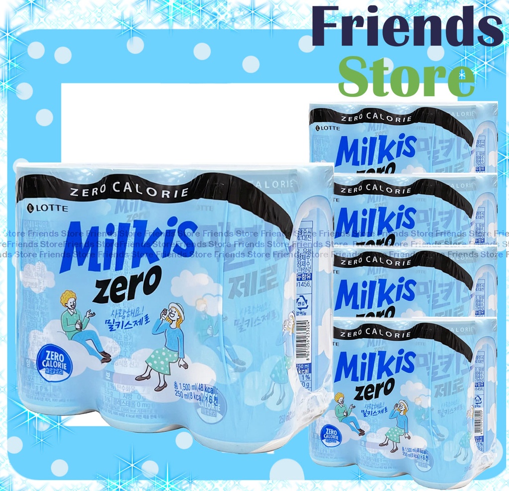 樂天 - [原箱] Milkis  <零卡原味> 忌廉溝鮮奶 (250毫升 X 30) 包裝隨機發放