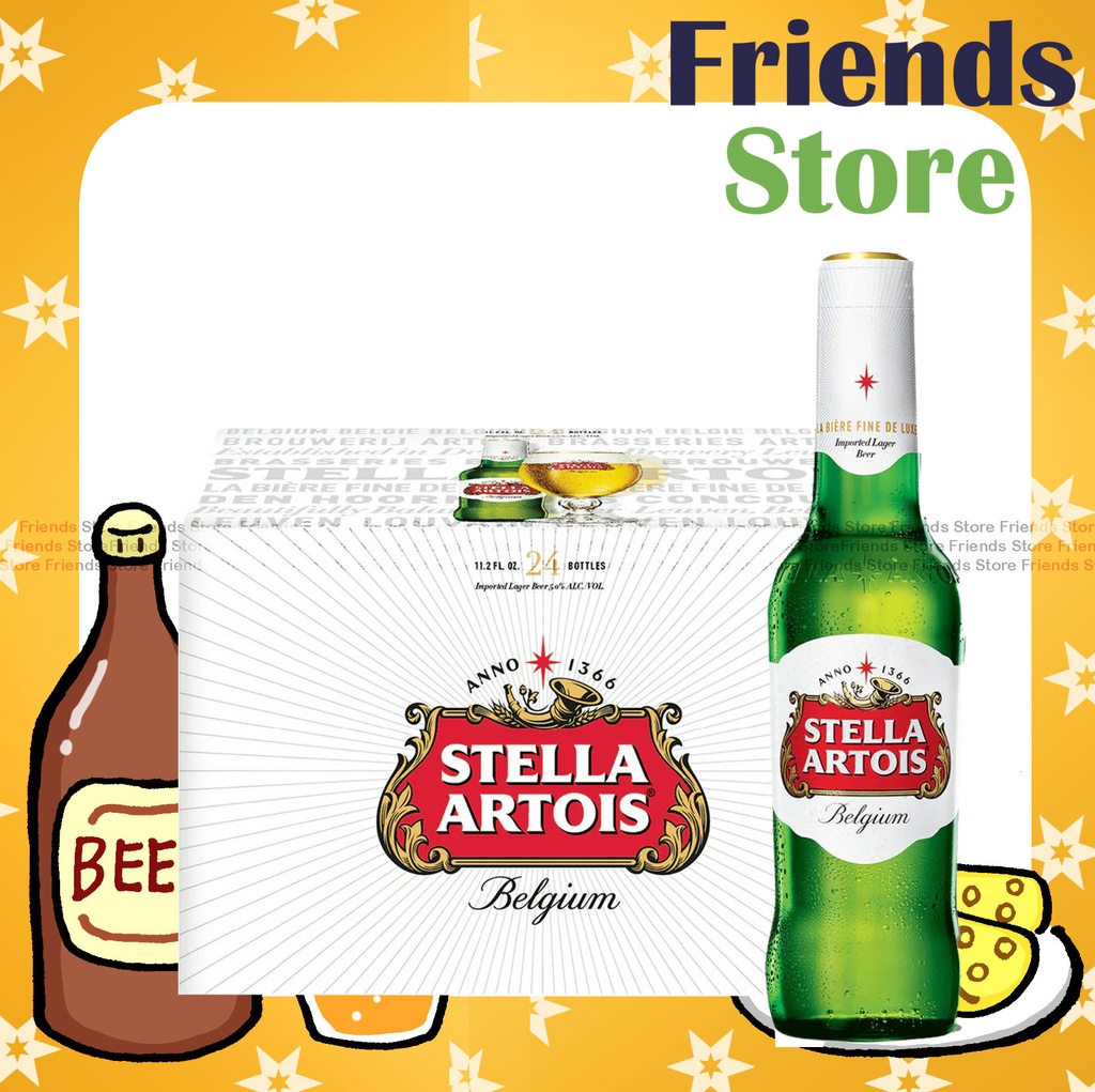 Stella Artois - [Full Case] Stella Artois (細樽裝) Beer (330ml x 24)