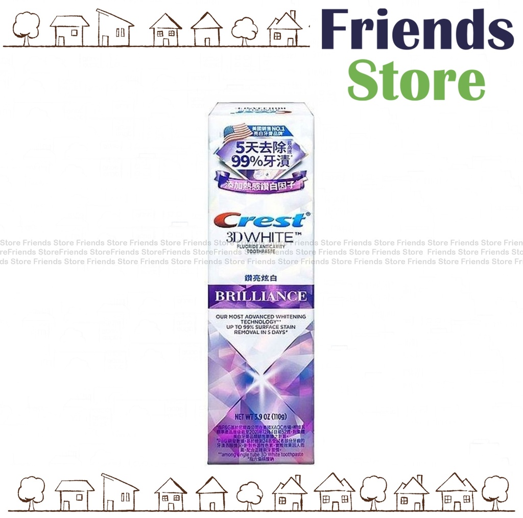 [CT001A] Crest - 3D White Brilliance - Vibrant Peppermint  (鑽亮炫白)(191540) (Random Packing)