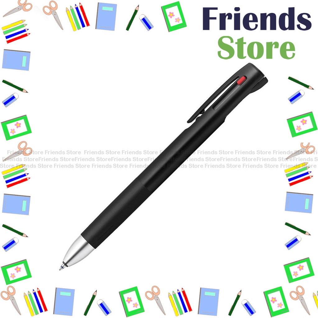 ゼブラ - 日本製 BLen 3C 赤・青・黒 ボールペン 0.5mm 黒軸 (B-B3AS88-BK)