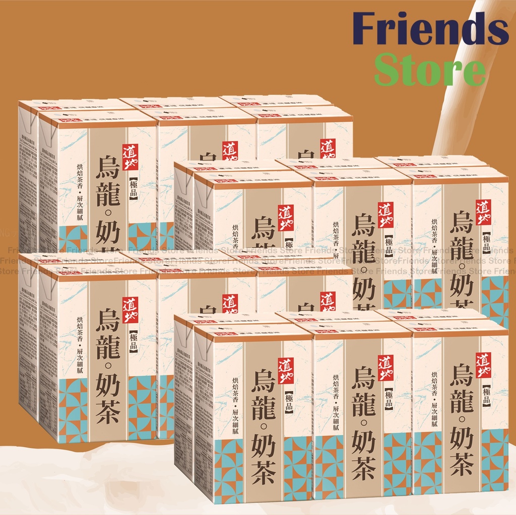 Tao Ti - [Full Case] <紙包裝>  Supreme Oolong Milk Tea (250ml x 6 x 4) 烏龍奶茶 