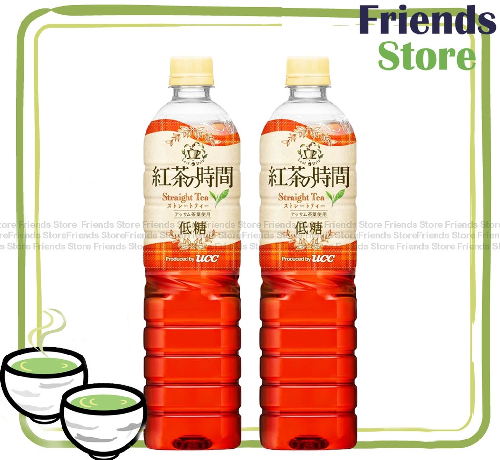 [4A7A] UCC - ＜ファミリーパック＞ブラックティータイム＜低糖＞紅茶（900ml×2）
