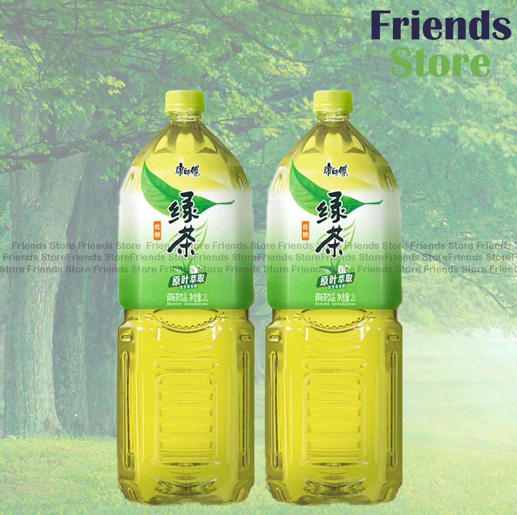 Master Kong - ตัวใหญ่支裝 Mr Kon Low Sugar Green Tea Jasmine (2L X 2) 茉莉味 產品包裝隨機發放