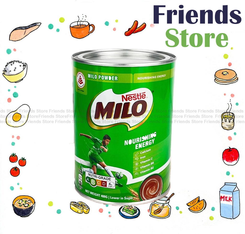 [4NO2] Nestlé - 罐裝 Milo Activ-Go Malted Milk (400g X 1) (สินค้านำเข้าแบบคู่ขนาน) บรรจุภัณฑ์ใหม่/เก่า จัดส่งแบบสุ่ม