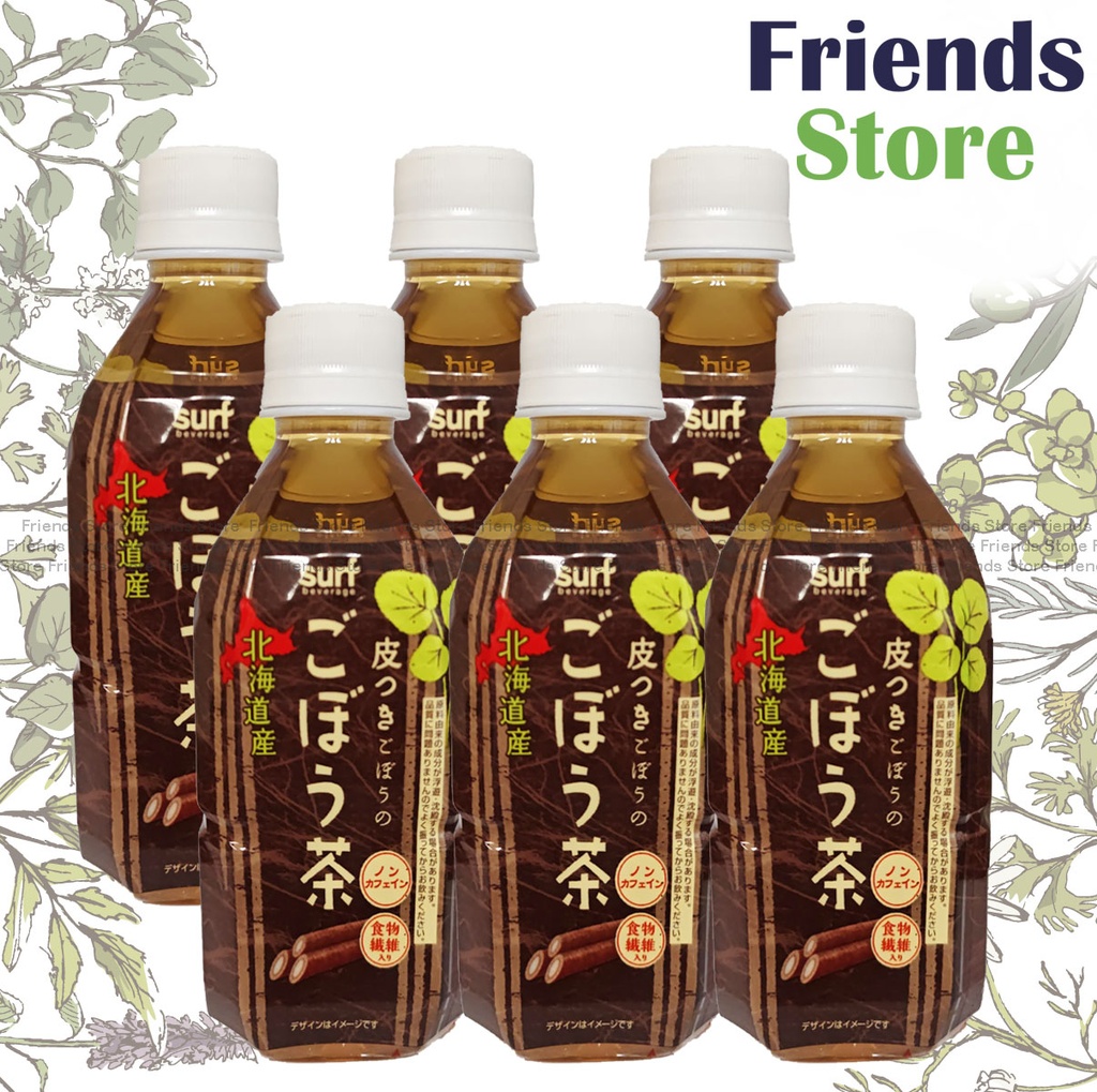 [40122B1] サーフ - 北海道産ごぼう茶（350ml×6本）
