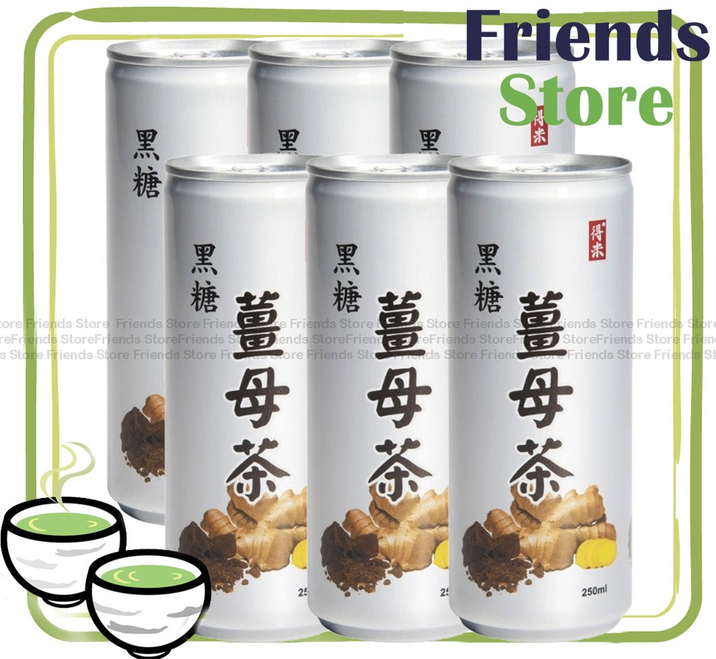 [400494_6] Lucky Me - Brown Sugar Ginger Tea  (250ml X 6)