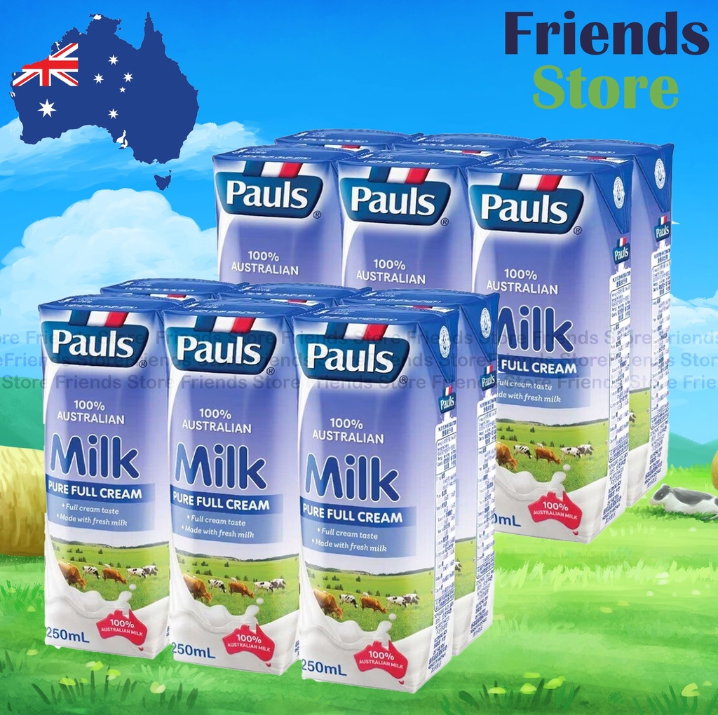 Pauls - <細盒裝> UHT Pure Milk (Blue) (250ml X 6 X 2)