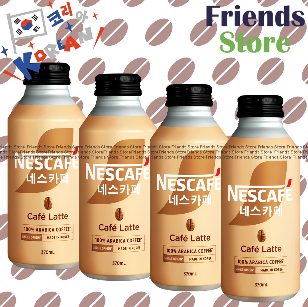 [4000153K] ネスカフェ - 韓国セレクトミルクコーヒー（370ml×4）