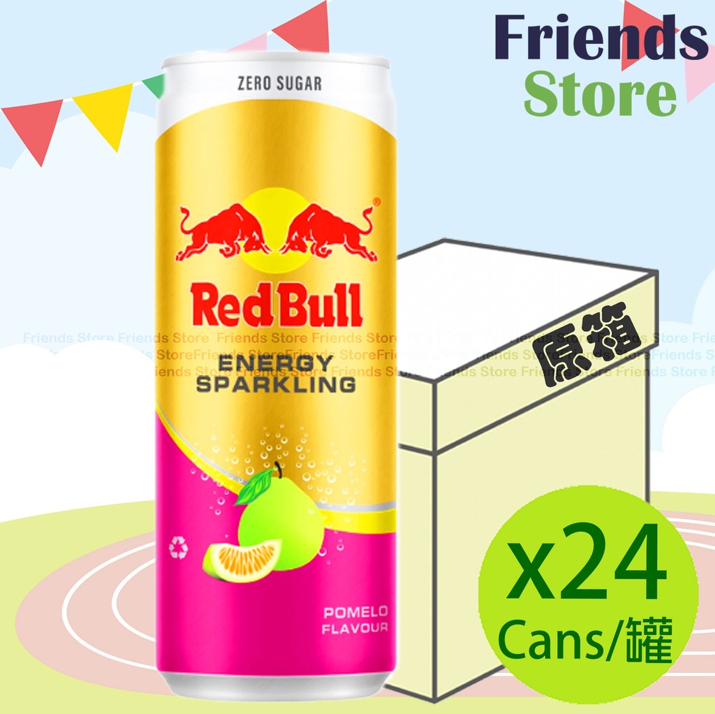 紅牛 - [原箱] 無糖 清新柚子味碳酸能量飲品 (250毫升 X 24)
