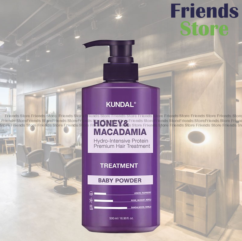 [PA021A] KUNDAL - Honey & Macadamia (Baby Powder) Hair Treatment(護髮素)500ml(774233)
