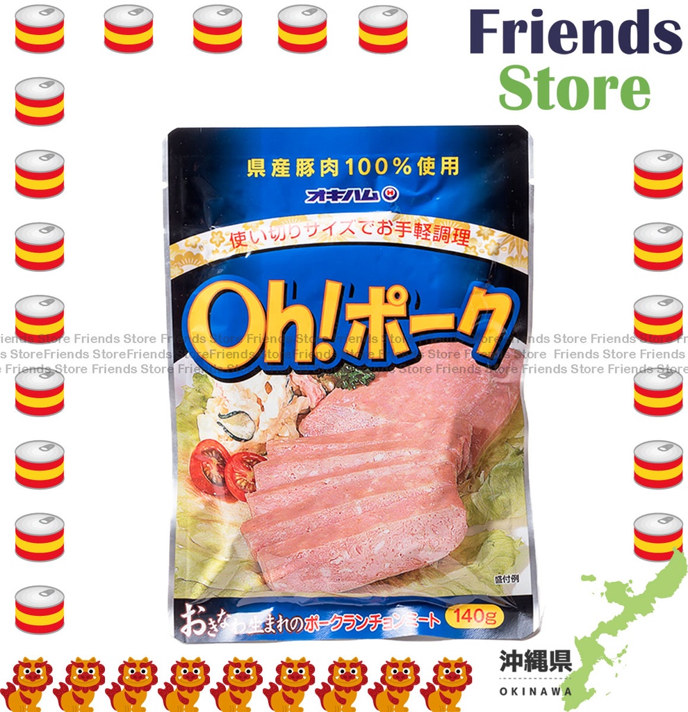 [40120A1] OKIHAM - OH! 日本沖繩 袋裝午餐肉 (140克) #香港行貨