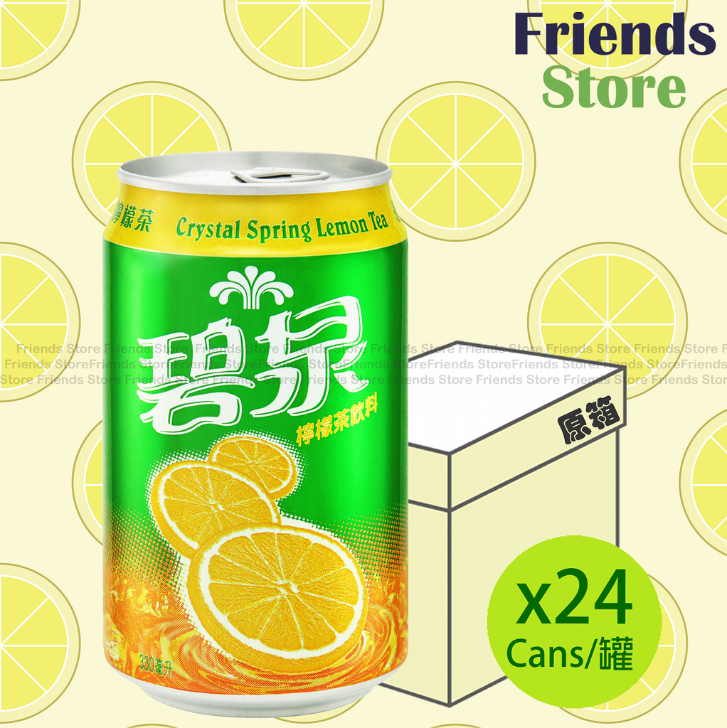 Crystal Spring - [Full Case] Lemon Tea Drink 檸檬茶 (330ml X 24)