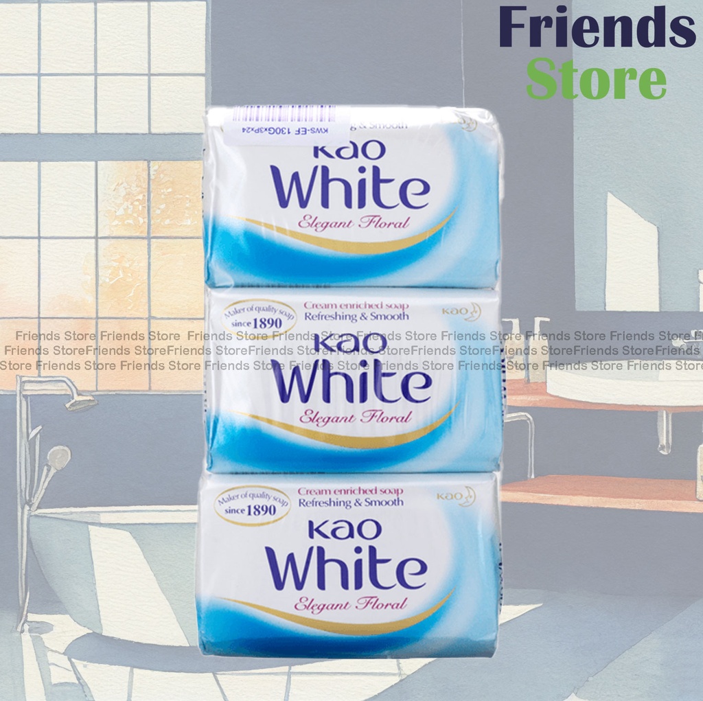[4NO5D] Kao - Bathing Soap  - Pack of 3s  