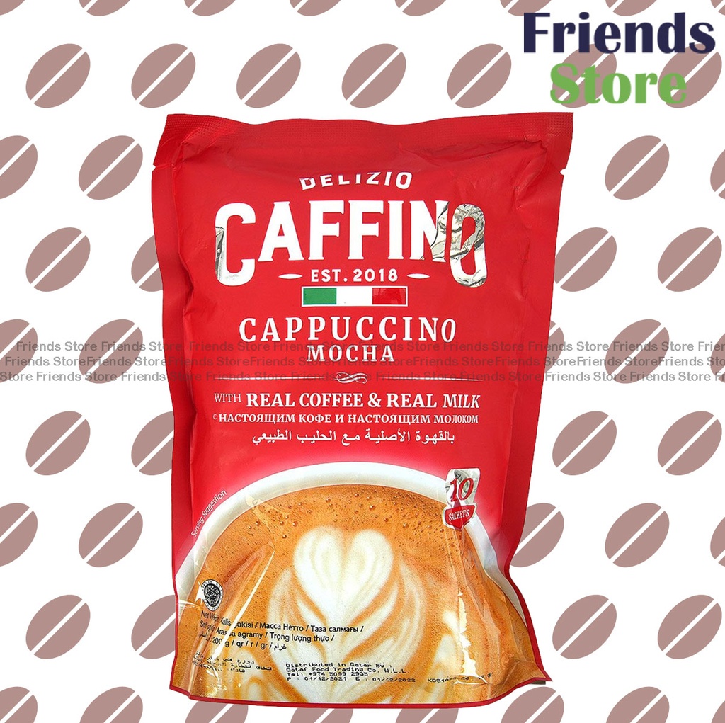 CAFFINO ラテモカ泡立ちコーヒー（10スティック/袋・並行輸入）