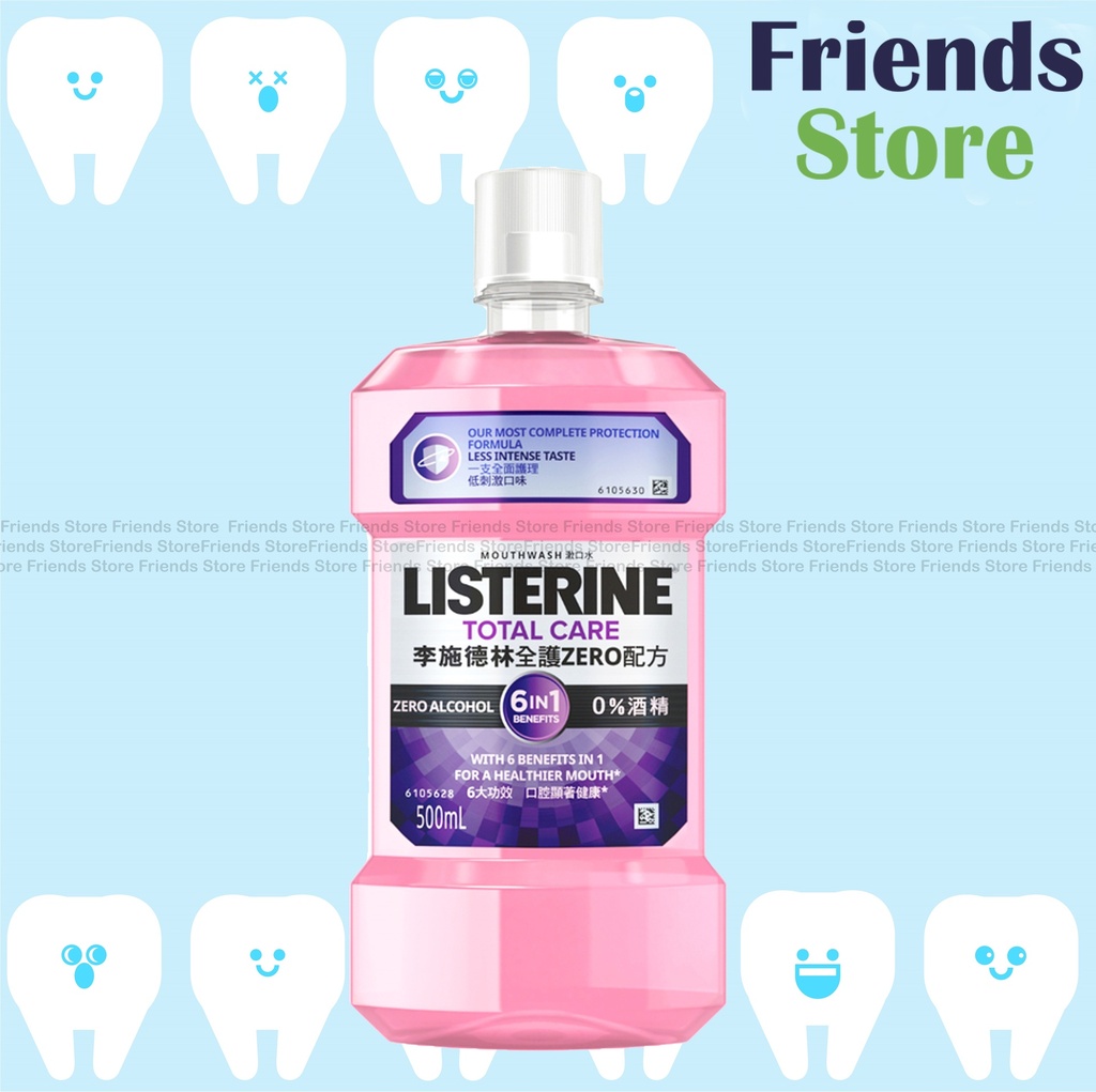 Listerine - Total Care Zero Mouthwash 500ml #99.9% germs killing  (803805)