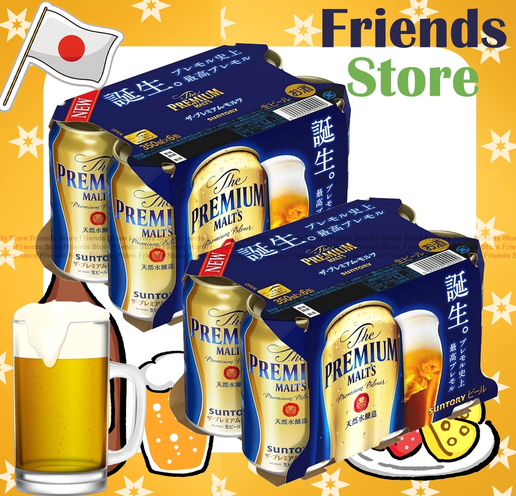 [400048P] Suntory - The Premium Malt’s Beer (350ml X 12)