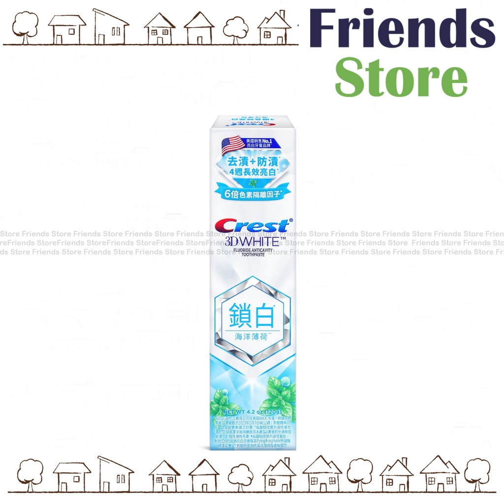 [CT004] Crest - 佳齒 香氛鎖白牙膏 - 海洋薄荷 (去漬更防漬 4週長效美白)(252210)