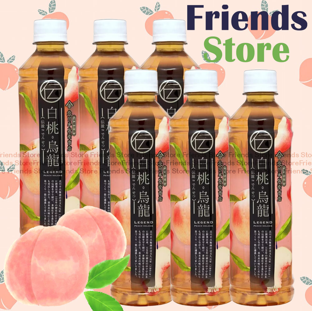 [4002751_6] 北川半兵衛商店 - ＜スリムボトル＞白桃烏龍茶（430ml×6本）